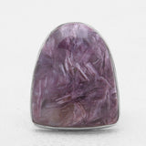 925 Sterling Silver Charoite Rings