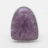 925 Sterling Silver Charoite Rings