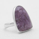 925 Sterling Silver Charoite Rings
