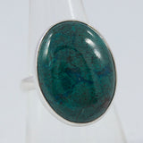 Chrysocolla Gemstone Sterling Silver Ring