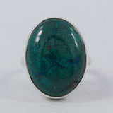 Chrysocolla Gemstone Sterling Silver Ring