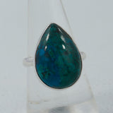 Chrysocolla Gemstone Sterling Silver Ring