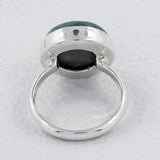 Chrysocolla Gemstone Sterling Silver Ring