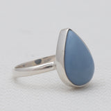 925 Sterling Silver Blue Opal Rings