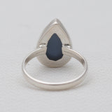 925 Sterling Silver Blue Opal Rings
