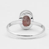 Cobalto Calcite Silver Druzy Rings