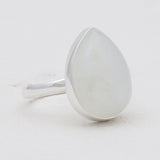 Rainbow Moonstone Sterling Silver Rings