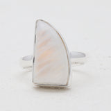 925 Sterling Silver Rainbow Moonstone Rings