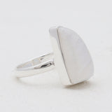 925 Sterling Silver Rainbow Moonstone Rings