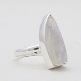925 Sterling Silver Rainbow Moonstone Rings
