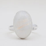 Rainbow Moonstone Sterling Silver Rings