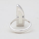 925 Sterling Silver Rainbow Moonstone Rings