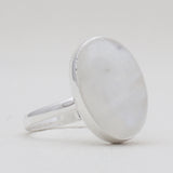 Rainbow Moonstone Sterling Silver Rings