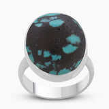 Tibetan Turquoise Sterling Silver Rings