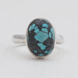 Tibetan Turquoise Sterling Silver Rings