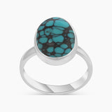 Tibetan Turquoise Sterling Silver Rings