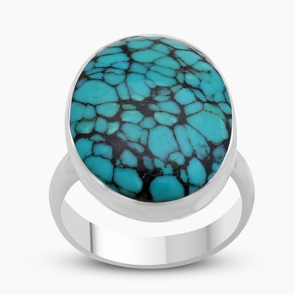 Tibetan Turquoise Sterling Silver Rings