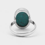 Tibetan Turquoise Silver Rings