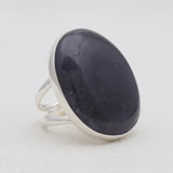 Iolite Sunstone Silver Rings