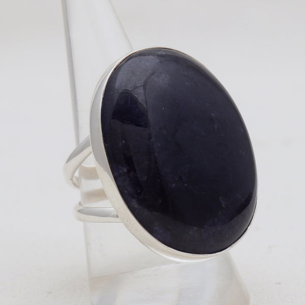 Iolite Sunstone Silver Rings