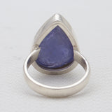 Natural Tanzanite Silver Rings