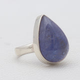 Natural Tanzanite Silver Rings