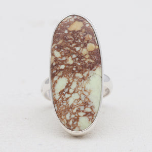 Lemon Chrysoprase Silver Rings