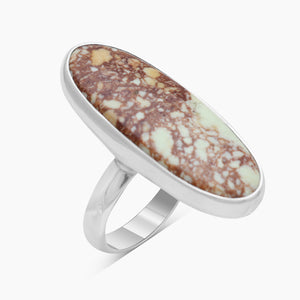 Lemon Chrysoprase Silver Rings