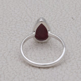 Ruby Silver Ring