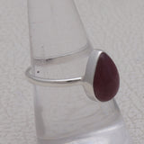 Ruby Silver Ring