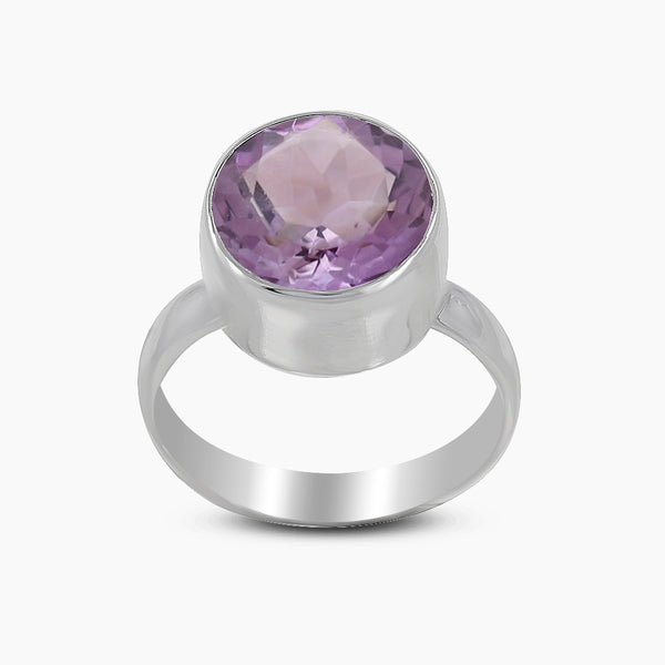 925 Sterling Silver Amethyst Rings
