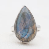 925 Sterling Silver Labradorite Rings