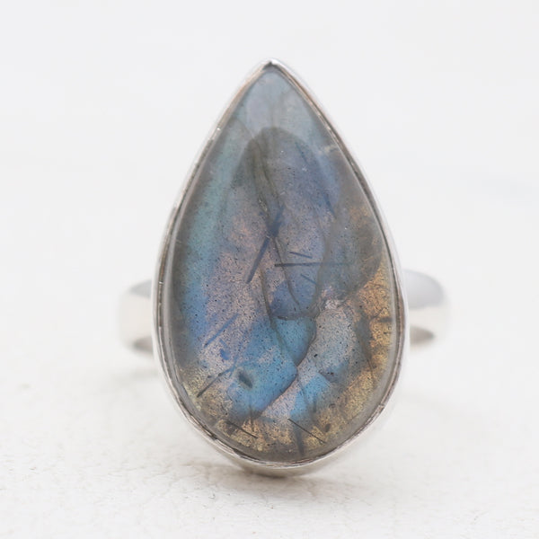 925 Sterling Silver Labradorite Rings