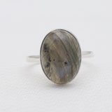925 Sterling Silver Labradorite Rings