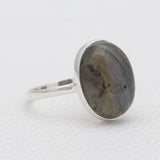 925 Sterling Silver Labradorite Rings