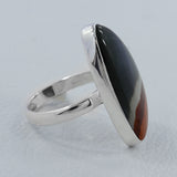 Polychrome Jasper Gemstone 925 Sterling Silver Ring