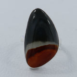 Polychrome Jasper Gemstone 925 Sterling Silver Ring