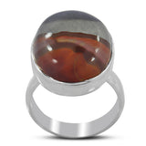 Polychrome Jasper Gemstone 925 Sterling Silver Ring