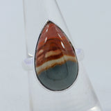 Polychrome Jasper Gemstone 925 Sterling Silver Ring