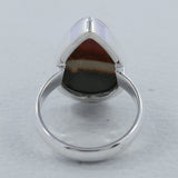 Polychrome Jasper Gemstone 925 Sterling Silver Ring