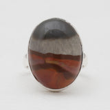 Polychrome Jasper Silver Rings