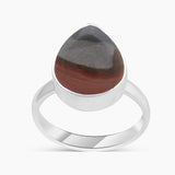 Polychrome Jasper Silver Rings