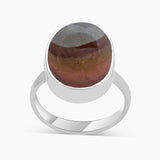 Polychrome Jasper Silver Rings