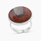 Polychrome Jasper Silver Rings