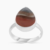 Polychrome Jasper Silver Rings