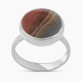 Polychrome Jasper Silver Rings