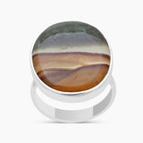 Polychrome Jasper Silver Rings