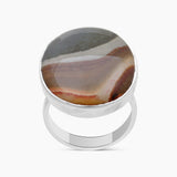Polychrome Jasper Silver Rings