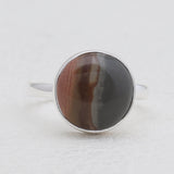 Polychrome Jasper Silver Rings