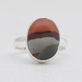 Polychrome Jasper Silver Rings